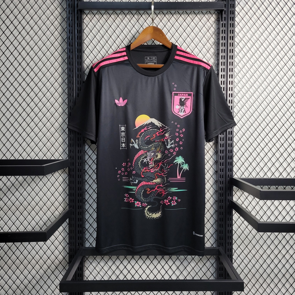 Japan 23-24 Black Training Jersey - Fans Version